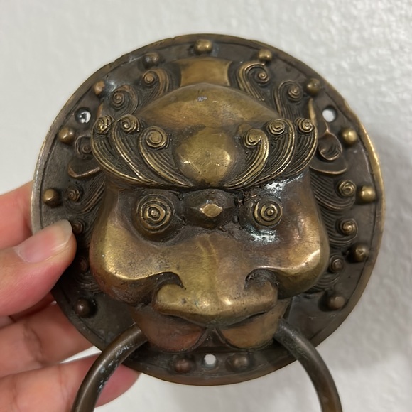 Vintage Other - 🖤Vtg Chinese Brass Door knocker